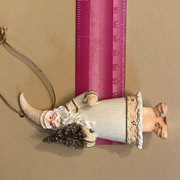 Artic Santa ornament, beige tones, Christmas - Picture 5 of 6